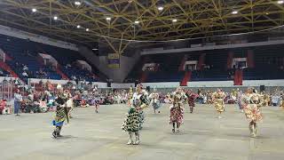 Akwesasne Powwow 2024 Jr Womens Jingle Sun [upl. by Ahsieni]