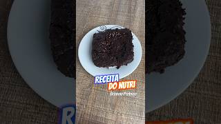 Brownie proteico  Receita do Nutri receitafit [upl. by Rosel]