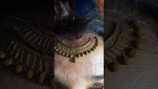 Beautiful mang Tika design mehandi mang Tika 2024 viralshorts video [upl. by Yhtomiht]