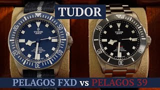 Which Pelagos do you prefer A visual comparison of the Tudor Pelagos FXD amp Pelagos 39 [upl. by Harman]