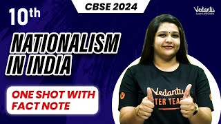 Nationalism in India ONESHOT with Fact Note  Class 10 SST  CBSE 2024 🔥 Suba maam [upl. by Heim]