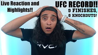 INSANE UFC Fight Night Kattar vs Emmet Full Fight Card Live Reactions [upl. by Lotsyrc]