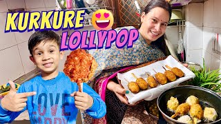 First Time Kurkure Lollipop Banaye 😍 Jiska Dar Tha Wahi Hua 😭 [upl. by Koslo723]