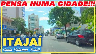 CIDADE ITAJAÍ SC CONHECENDO CENTRO Pensa numa cidade top 😎 [upl. by Elia224]