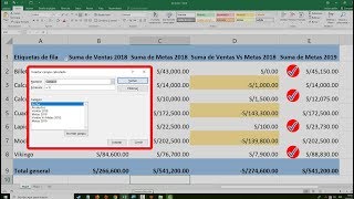 Como hacer cálculos personalizados en tablas dinámicas de Excel 2019 [upl. by Rawde36]