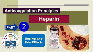 Heparin Anticoagulation Principles  Part 2 Dosing and Side Effects [upl. by Naltiac]