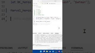 Using push in JavaScript Arrays  Quick Guide webdevelopment javascript [upl. by Noremac493]