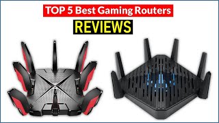 ✅ BEST 5 Gaming Routers Reviews  Top 5 Best Gaming Routers  Buying Guide [upl. by Yruj]