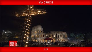 Via Crucis 29 marzo 2024 Papa Francesco  LIS [upl. by Limber414]