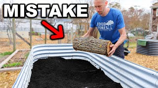 How to FILL Raised Garden Beds CHEAP and EASY [upl. by Silera]