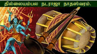 தில்லை அம்பல நடராஜா நாதஸ்வரம் Thillai Ambala Nataraja nadaswaram Shivan Songs [upl. by Cavit]