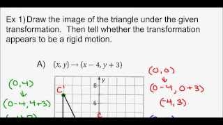 Geometry  Unit 2 Lesson 1 Transformations and Rigid Motion [upl. by Nagey488]