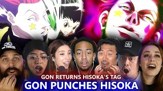 Gon vs Hisoka  HxH Ep 35 amp 36 Reaction Highlights [upl. by Martinson630]