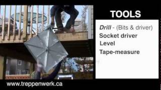 Installing Spiral Staircase Kit  Spiral Stair  amp Stair Builders by Treppenwerk [upl. by Hemetaf278]