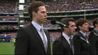 Australian National Anthem  AFL Grand Final 2009  IN HD [upl. by Ruford]