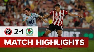 Highlights  Sheffield United v Blackburn Rovers  Carabao Cup [upl. by Anotyal136]