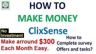 How To Use Clixsense UPDATED 2017 [upl. by Yrreg517]