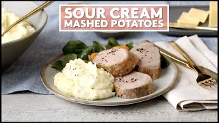 How to Make Sour Cream Mashed Potatoes  Extra Sharp Real Simple [upl. by Sirad]