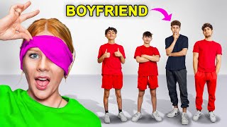 Girlfriend Tries To Find Boyfriend Blindfolded Emotional [upl. by Elfreda]