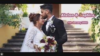 Alston and Saphira Goan Wedding Highlight [upl. by Teirtza]