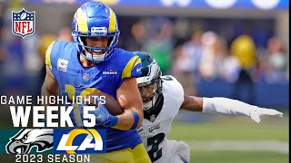 Philadelphia Eagles vs Los Angeles Rams  2023 Week 5 Game Highlights [upl. by Atwahs]