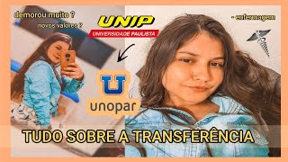 TRANSFERÊNCIA EXTERNA DE ENFERMAGEM  da uniplan para unopar [upl. by Pfeifer]