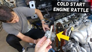 ENGINE NOISE RATTLE ON COLD START 12 SECOND RATTLE NOISE COLD ENGINE [upl. by Edveh]