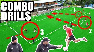 ⚽️Pro Finishing Drill  INSANE 3 Shot Shooting Drill  Joner Football 🔥 [upl. by Pedaias12]