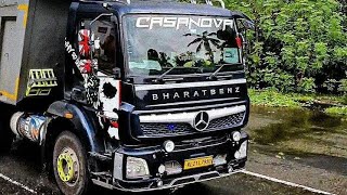 Bharatbenz Tipper Lorry Whatsapp Status🔥Modified Bharatbenz [upl. by Fachan]