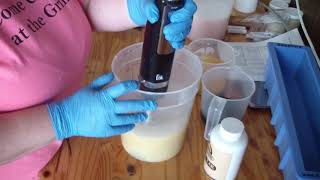 Pine Tar Soap Making Tutorial [upl. by Aittam]