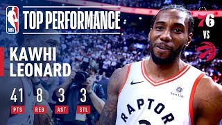 Kawhi Goes for 41 amp THE GAMEWINNER  May 12 2019 [upl. by Begga]