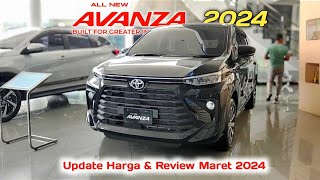 Update Harga Toyota Avanza 2024 amp Review Maret 2024 [upl. by Laaspere275]