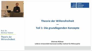 Theorie der Willensfreiheit Teil 1 Die grundlegenden Konzepte [upl. by Aay]