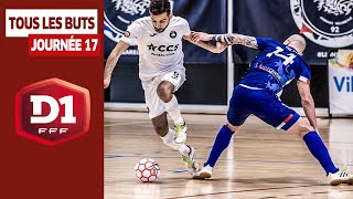 D1 Futsal Journée 17  Tous les buts [upl. by Ehrman]