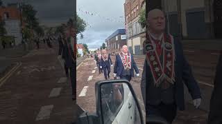 Whiterock Flute Band Royal Black Institution Last Saturday in August Shankill 2023 Boyne Water [upl. by Ilrebmyk]