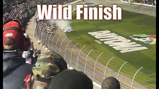 2024 Daytona 500 Finish From The Grandstands [upl. by Darraj]