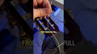 Changing Nylon Guitar Strings guitar shortsvideo short shorts [upl. by Fry1]