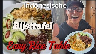 Hoe maak je makkelijk een Indonesische Rijsttafel  How to make an easy Indonesian Rice Table [upl. by Ekal]