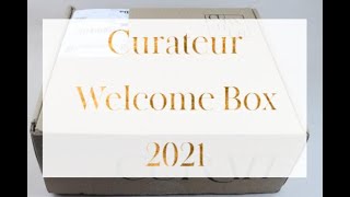 Curateur Summer 2021 Welcome Box Review  Coupon [upl. by Sophronia]