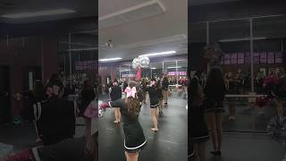 Woodcreek High School Dance Yeam Rehearsal Before the Big Football Game with Roseville [upl. by Ameekahs]