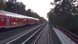 SBahn Berlin  Führerstandsmitfahrt S7 Ostbahnhof  Potsdam Hbf Br 481HD 1080p [upl. by Nilats]