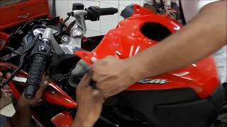 Bajaj Pulsar 200 RS Air Filter Replacement [upl. by Eadith]