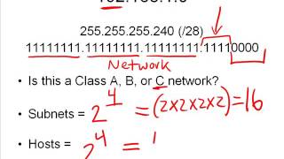 16 How to Find the Number of Subnets Valid Hosts [upl. by Goldi]