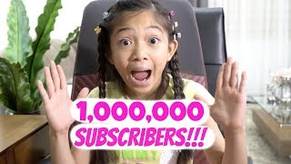 1 MILLION SUBSCRIBERS [upl. by Rramal122]