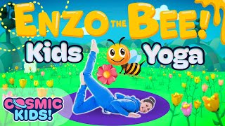 Enzo The Bee  A Cosmic Kids Yoga Adventure [upl. by Havot]