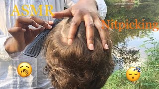 ASMR Nitpicking Whiteheads on Scalp [upl. by Randi]