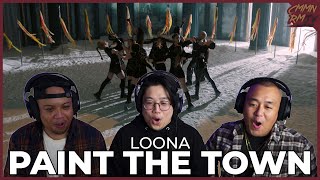 LOONA REACTION  PTT PAINT THE TOWN MV [upl. by Romeu]