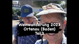 Weinwanderung Teil 3 OrtenauBaden 2023 wein wanderlust [upl. by Arraeit]