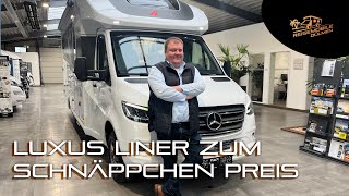 Frankia MLine T 7400 GD  Das Reisemobil als Luxus Liner zum Schnäppchen Preis auf Mercedes Basis [upl. by Tiny]