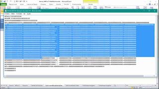 Como ler no Excel ficheiros txt DMRAT [upl. by Aiuqat905]